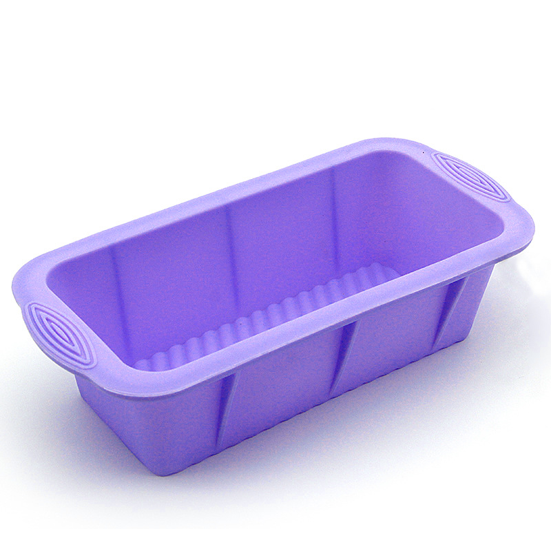 Wholesale Silicone Cake Mold Rectangular Non-stick Silicone Bread Pan Toast Bread Mold Baking Ware Bakeware Baking Tools Moldes