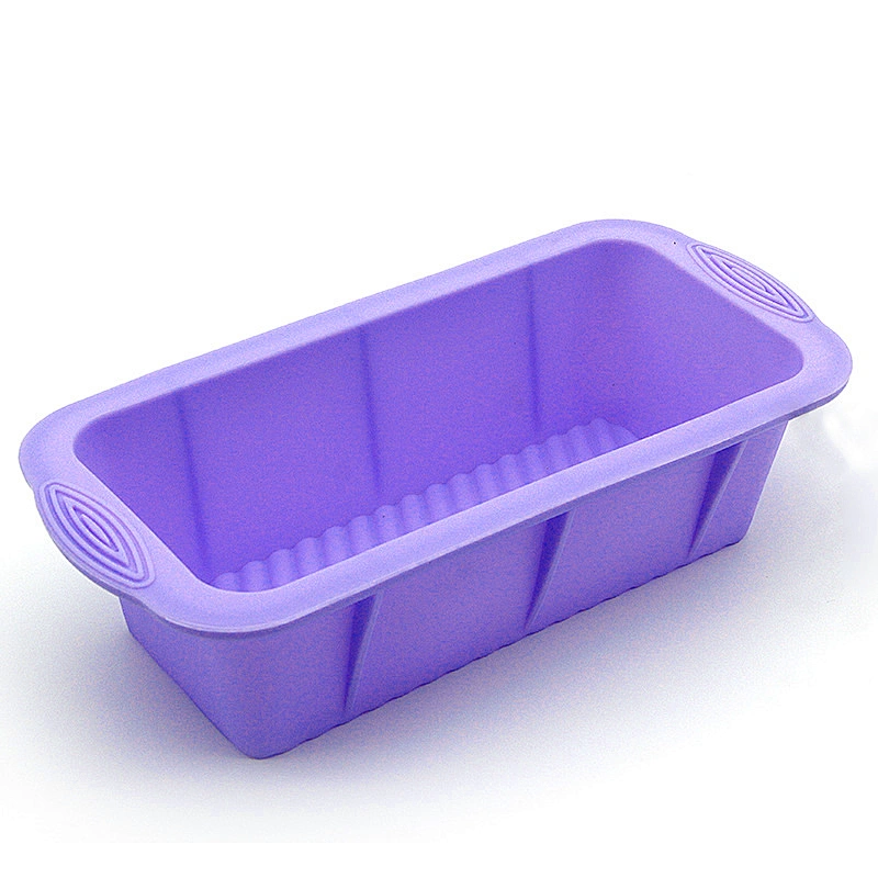 Wholesale Silicone Cake Mold Rectangular Non-stick Silicone Bread Pan Toast Bread Mold Baking Ware Bakeware Baking Tools Moldes