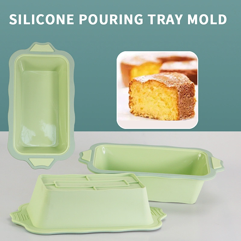 Cake mold set round silicone 3d cookie dough pizza baking pastry tools pan toast household oven tool cake molds