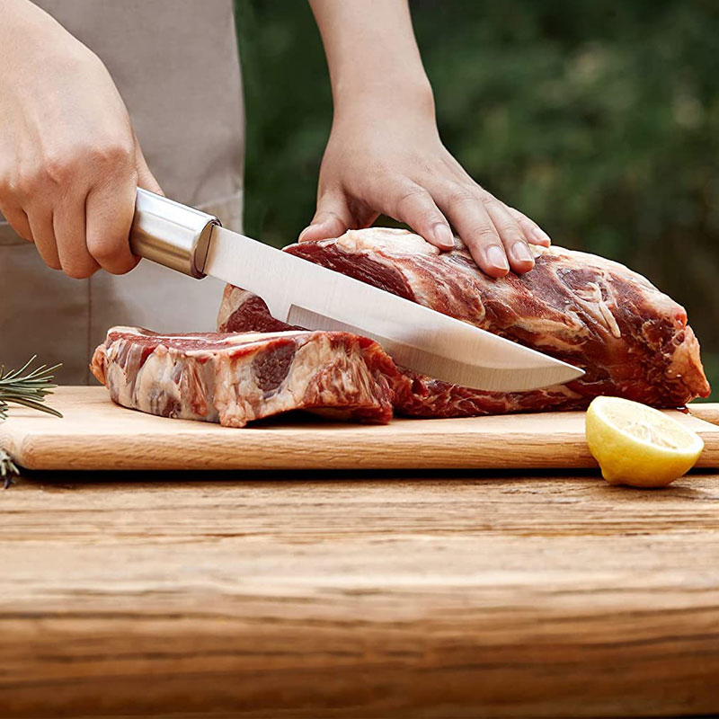 Hot Seller Bbq Tools Stainless Steel Kitchen Knives Multifunctional Kitchen Knife For Outdoor Barbecue Camping