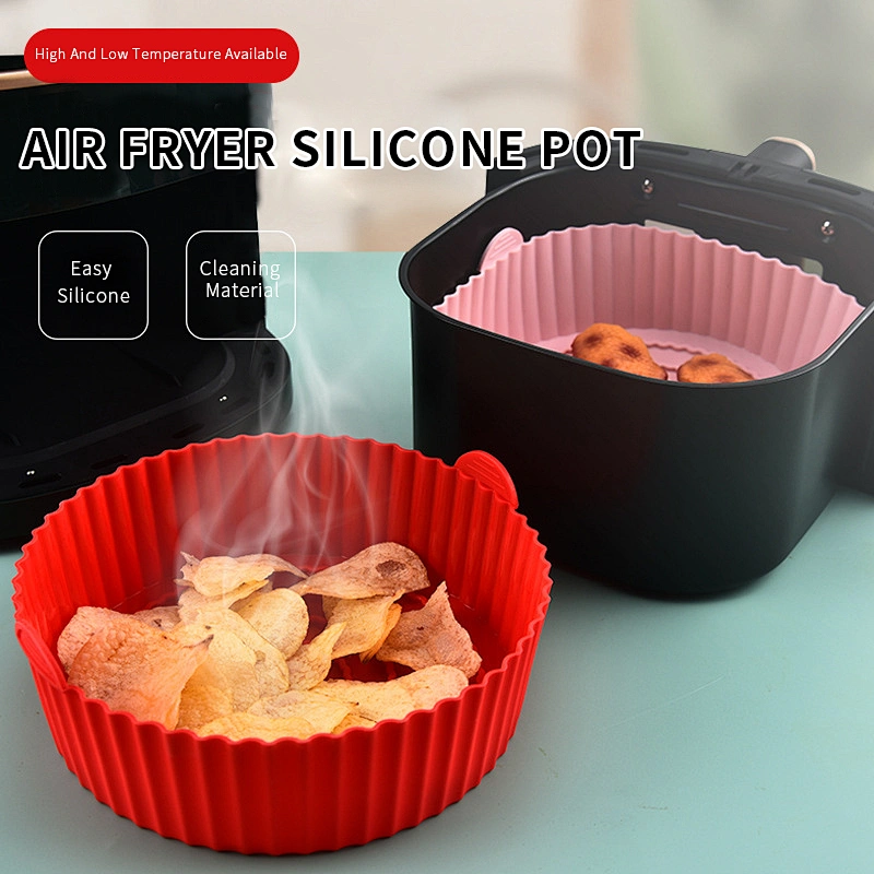 133g Air Fryer Liners Silicone Reusable Silicon Air Fryer Basket Baking Tools Round Cake Silicone Air Fryer Liner