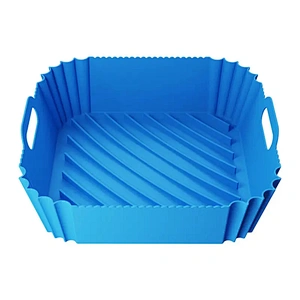142g Reusable Silicone Air Fryer Liners Easy Cleaning Silicone Air Fryer Basket Collapsible Silicone Air Fryer Liners Foldable