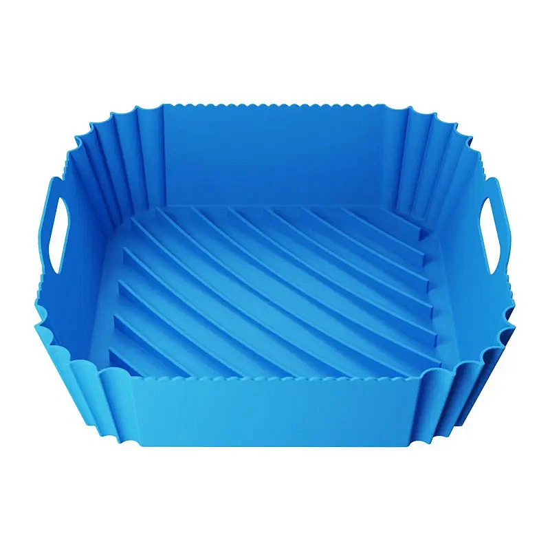 142g Reusable Silicone Air Fryer Liners Easy Cleaning Silicone Air Fryer Basket Collapsible Silicone Air Fryer Liners Foldable