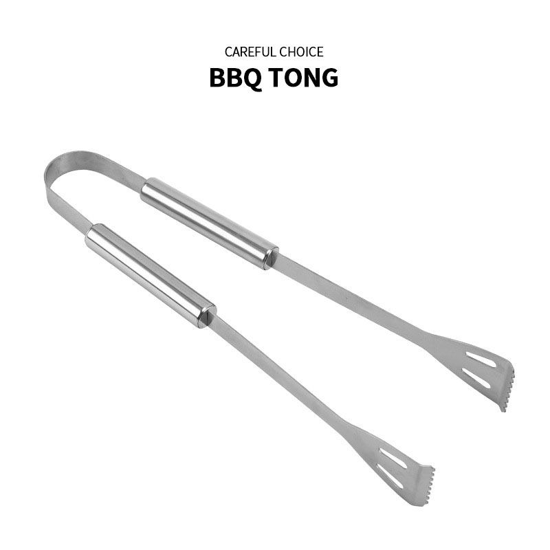 Kitchen Tongs For Cooking Or Grilling Bbq Accessories Heat Resistant Stainless Steel Bbq Tongs Perfect For Cooking Grill