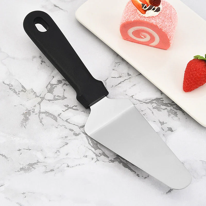 Stainless Steel Bakeware Serving Turner Pizza Tools Pizza Server Stainless Steel Pizza Cutter Wheel Slicer Shovel Turner