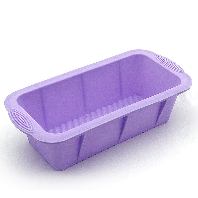Wholesale Silicone Cake Mold Rectangular Non-stick Silicone Bread Pan Toast Bread Mold Baking Ware Bakeware Baking Tools Moldes