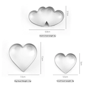 Provide Factory Custom Baking Diy Mould Hanukah Bakeware Set Holiday Heart Rose Tulip Type Stainless Steel Cookie Cutter