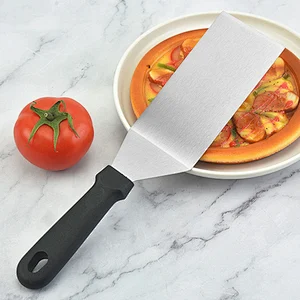 Stainless Steel Griddle Spatula Scraper BBQ tools Pancake Flipper Kitchen Spatula Burger Turner for Teppanyaki BBQ turner