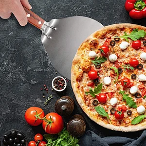 Hot Selling Products 2023 Stainless Steel Pizza Oven Accessories Tool Cake Pizza Peel Shovel Multifunctional Pizza Peel Tools