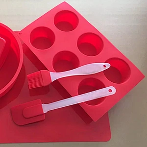 Kitchen Accessories Set Non Stick Food Grade Silicone Bakeware Sets Reusable Home Gadgets Baking Molds