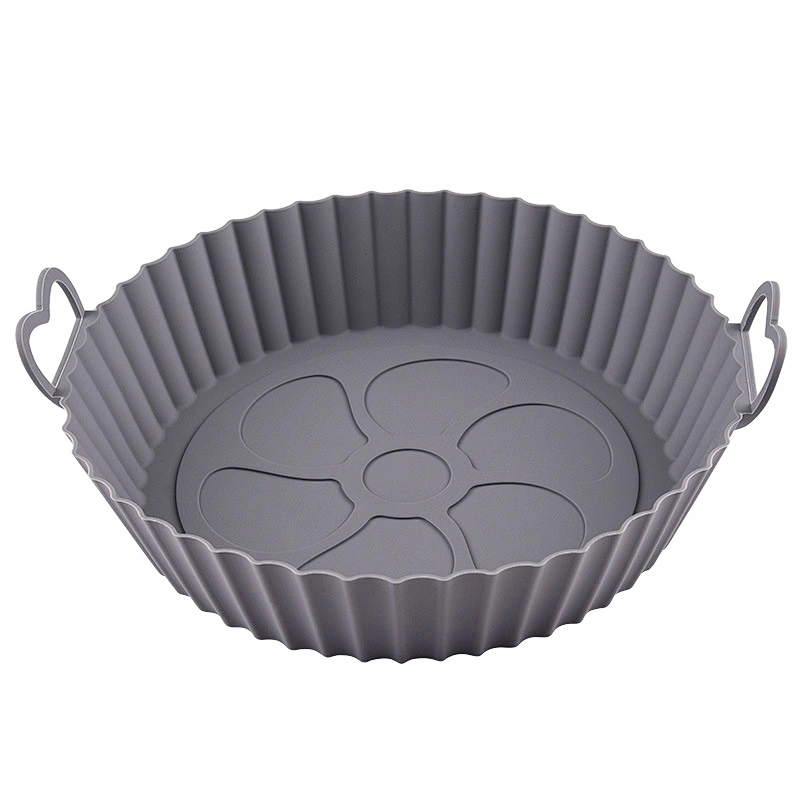 80g Amazon Hot Selling Air Fryer Silicone Pot Reusable Air Fryer Liners baking accessories Silicone Air Fryer Inner Liner Pot