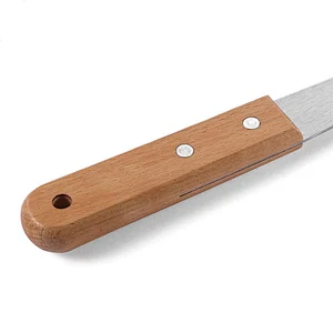Hot Selling Stainless Steel Kitchen Fork bbq skewersl Barbecue grill Fork Grill Tools Wooden Handle BBQ Fork