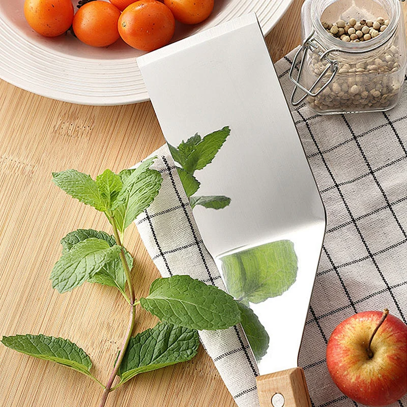 Hamburger Turner With Rosewood Handle Griddle Grill Turner/Burger Spatula Outdoor Bbq Accessories Barbecue Shovel