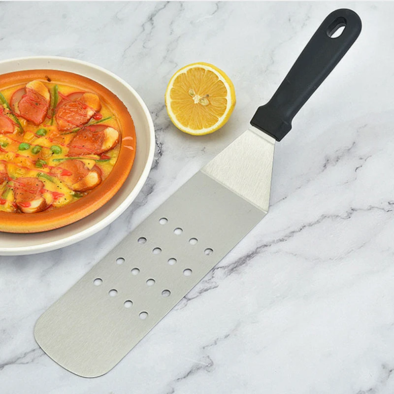 Stainless Steel Bbq Grill Spatula Turner Scraper For Flat Top Grill Camping Cooking Barbeque Accessories Slotted Turner