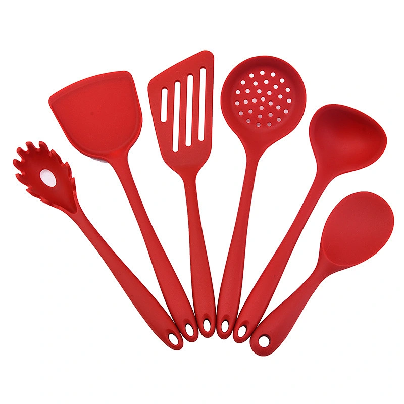 High Quality 6pcs Wholesale Kitchen Accessories Cooking Tools Utensil Cookware Sets Kitchenware Of Silicone Kitchen Utensil Sets