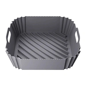 142g Reusable Silicone Air Fryer Liners Easy Cleaning Silicone Air Fryer Basket Collapsible Silicone Air Fryer Liners Foldable