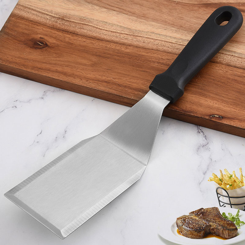 Stainless Steel Barbecue Tool Griddle Bbq Spatula Pancake Flipper Hamburger Turner Restaurant Grill Turner Scraper