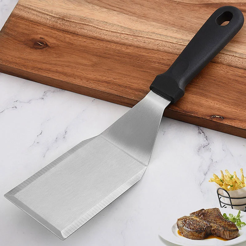 Stainless Steel Barbecue Tool Griddle Bbq Spatula Pancake Flipper Hamburger Turner Restaurant Grill Turner Scraper