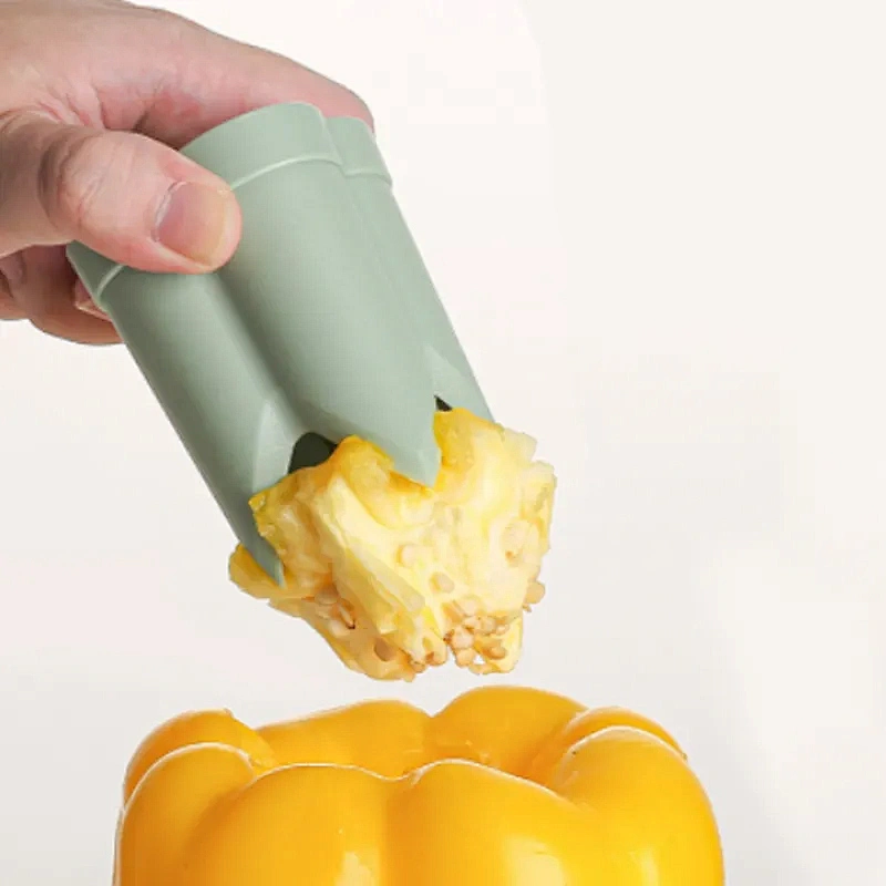 Wholesale Plastic Fruit Corer Barbecue Fresh Chili Cutter Pepper Kitchen Gadgets Jalapeno Corer Core Seed Remover Corer