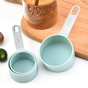 8pcs Measuring Cup And Digital Measuring Spoon Set With stainless steel Handle Convenient And Practical Kitchen Measuring Tool