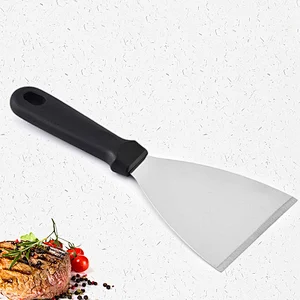 Hot sale Spatula Turners BBQ Tools Pancake Steak Spatulas Kitchen Accessories Stainless Steel Cheese Beef steak Shovel Spatula
