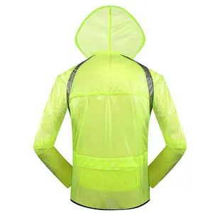 Factory wholesale men's waterproof cycling raincoat cycling rain jacket bike raincoat hiking cycling rainwear bike rainwear