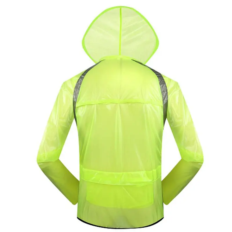 Factory wholesale men's waterproof cycling raincoat cycling rain jacket bike raincoat hiking cycling rainwear bike rainwear
