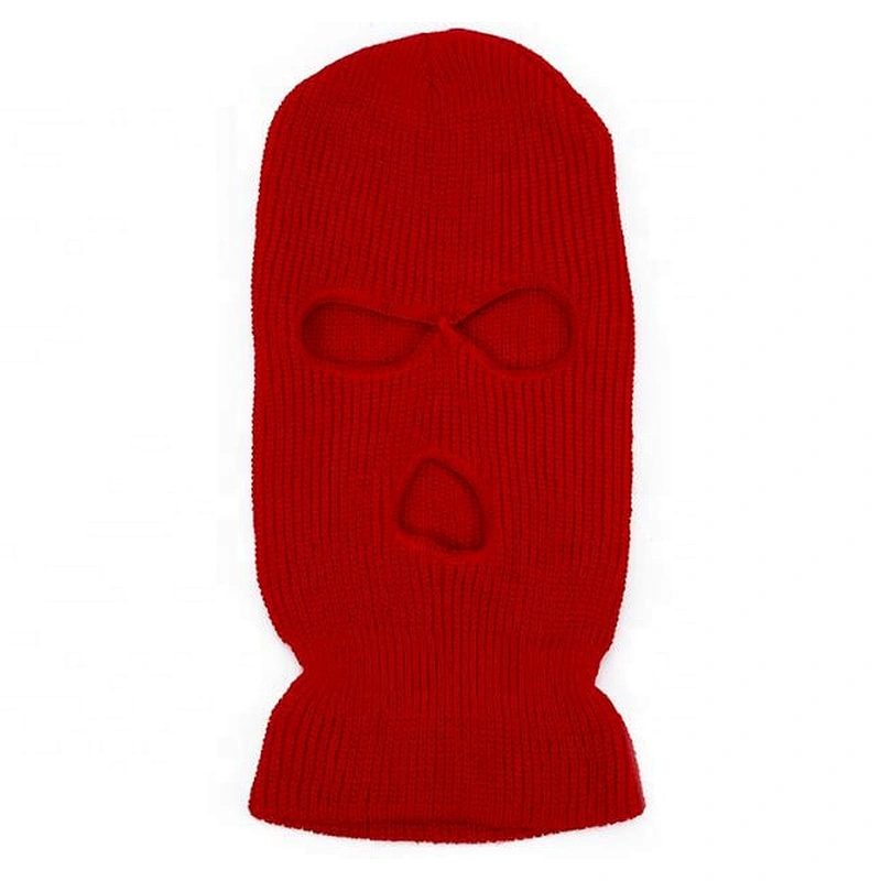 Factory Wholesale Hot Selling 3 holes Knit Winter Balaclava for Skiing Cycling Motorcycle Windproof Adult Women Men Ski Mask