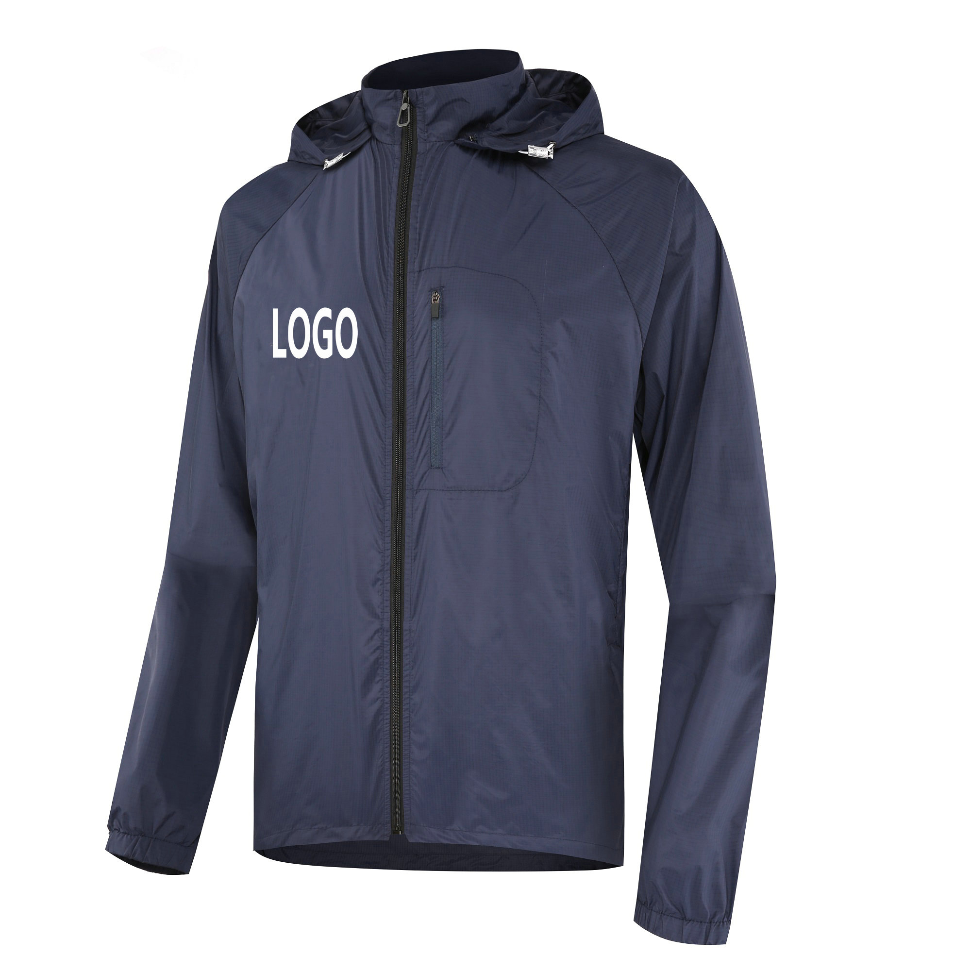 factory custom men Lightweight Hooded Waterproof Cycling Jacket Rainproof Outdoor Running Hiking Bike Windbreaker Jacket