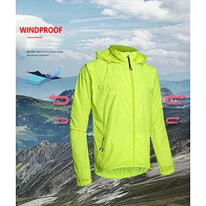 custom men sun uv protection UPF 50+ waterproof cycling jacket removable sleeves rainproof bike jacket outdoor windproof jacket windbreaker