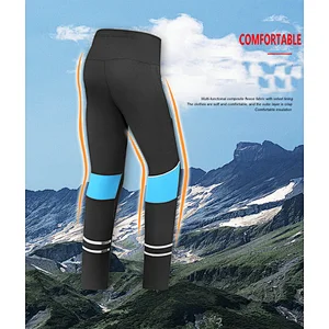 Factory Men's Thermal Windproof Cycling Pants Fleece Lined Outdoor Warm Bike Pants Winter Cold Weather Warm Casual Pants