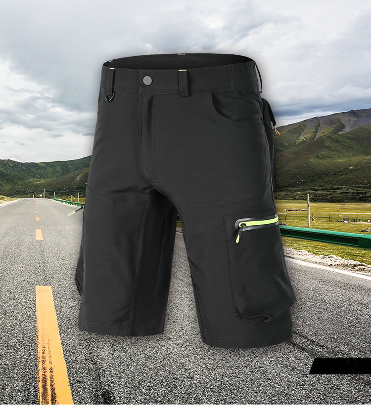 Factory wholesale mens summer breathable quick dry mountain bike shorts customize MTB shorts loose size outdoor cycling shorts