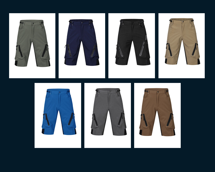Factory wholesale quick dry men's mountain bike shorts breathable waterproof MTB shorts customize cycling shorts