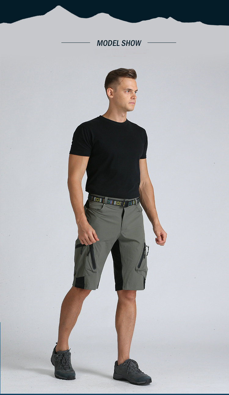 Factory wholesale quick dry men's mountain bike shorts breathable waterproof MTB shorts customize cycling shorts