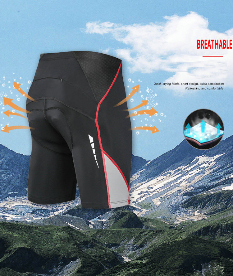 Factory Customize SUMMER men's padded cycling shorts custom cycling shorts wholesale breathable Absorbent padded bike shorts men