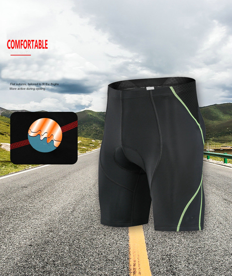 Factory Customize SUMMER men's padded cycling shorts custom cycling shorts wholesale breathable Absorbent padded bike shorts men