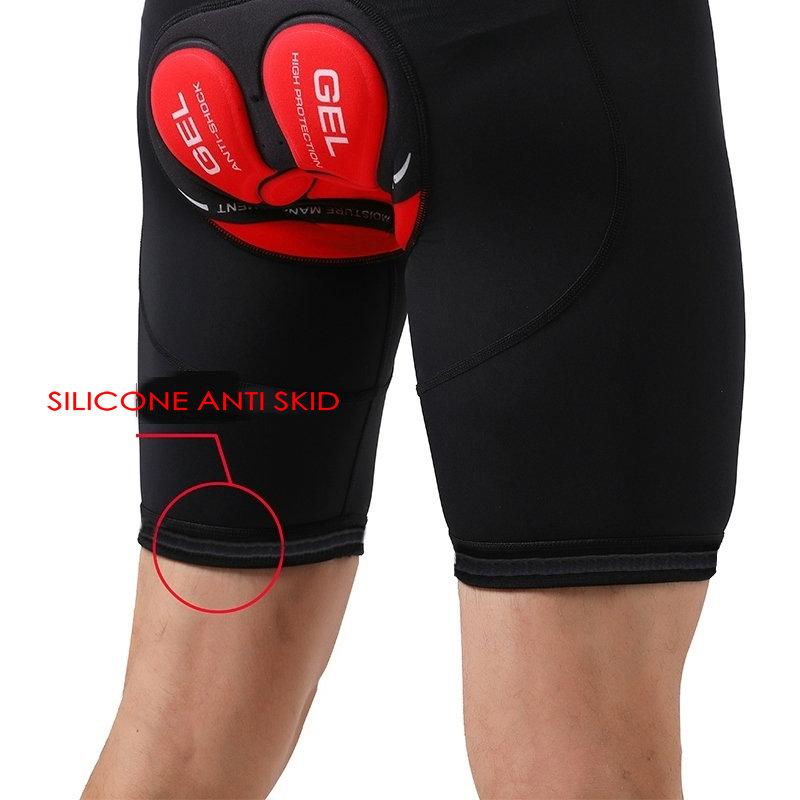 Factory wholesale men Cycling Shorts mositure wicking custom men's padded cycling shorts breathable gel padded bike shorts men
