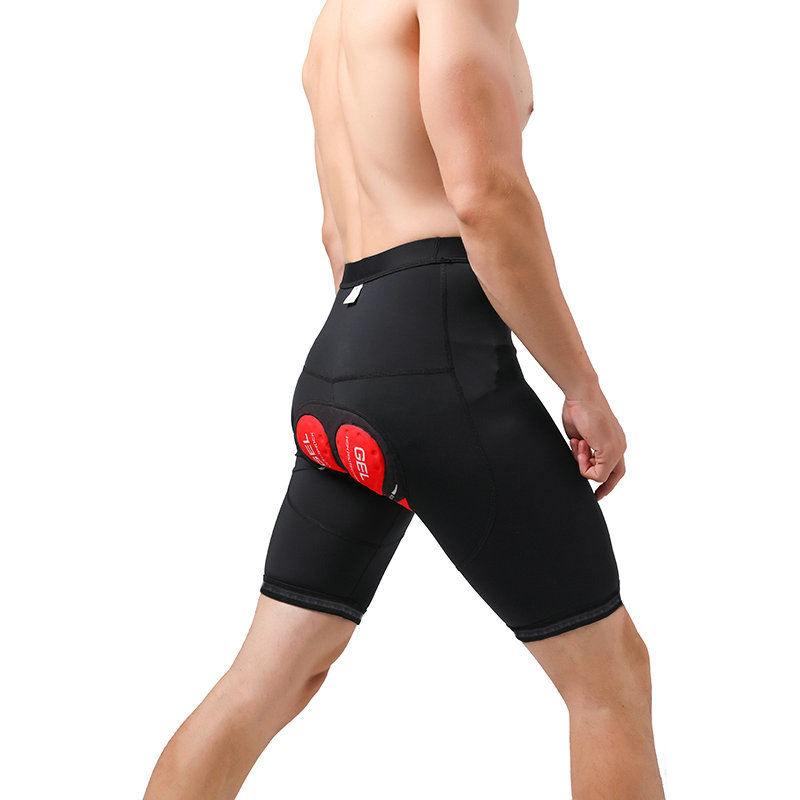 Factory wholesale men Cycling Shorts mositure wicking custom men's padded cycling shorts breathable gel padded bike shorts men