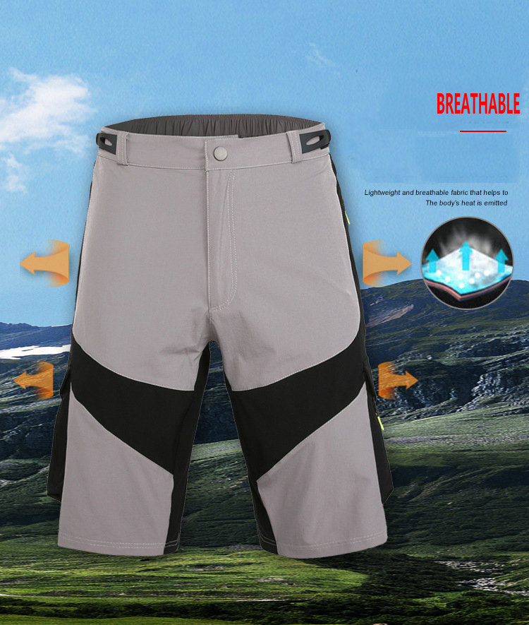 Factory wholesale mens summer breathable quick dry mountain bike shorts customize MTB shorts quick dry outdoor Cycling shorts