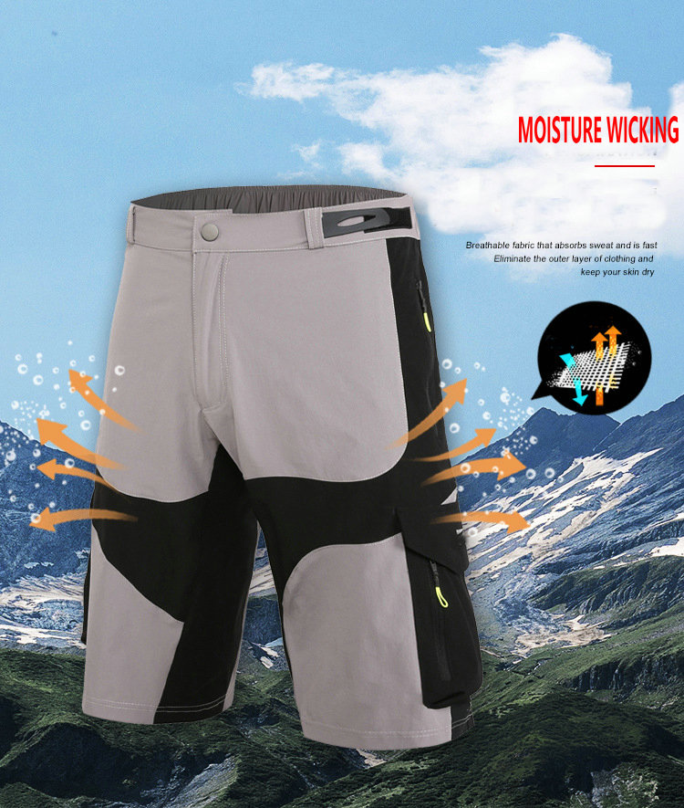 Factory wholesale mens summer breathable quick dry mountain bike shorts customize MTB shorts quick dry outdoor Cycling shorts