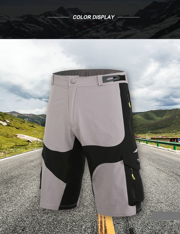 Factory wholesale mens summer breathable quick dry mountain bike shorts customize MTB shorts quick dry outdoor Cycling shorts