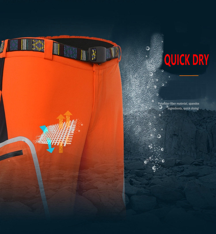 Factory wholesale mens summer breathable quick dry mountain bike shorts customize MTB shorts outdoor casual cycling shorts