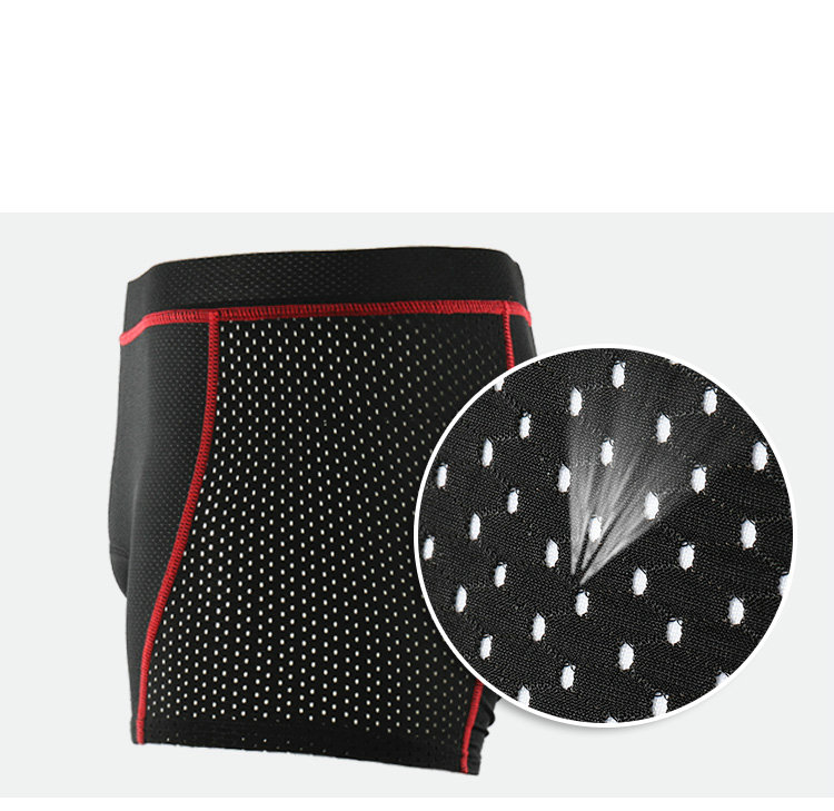 Factory Wholesale Breathable Moisture Wicking Cycling Underwear Mens 3D Silicone Gel Padded Bike Underwear Cycling Shorts