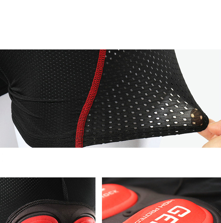 Factory Wholesale Breathable Moisture Wicking Cycling Underwear Mens 3D Silicone Gel Padded Bike Underwear Cycling Shorts