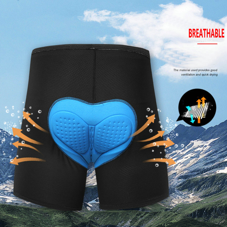Factory wholesale quick dry moisture wicking men's padded cycling shorts Gel padded bike shorts MTB mountain bike shorts padded