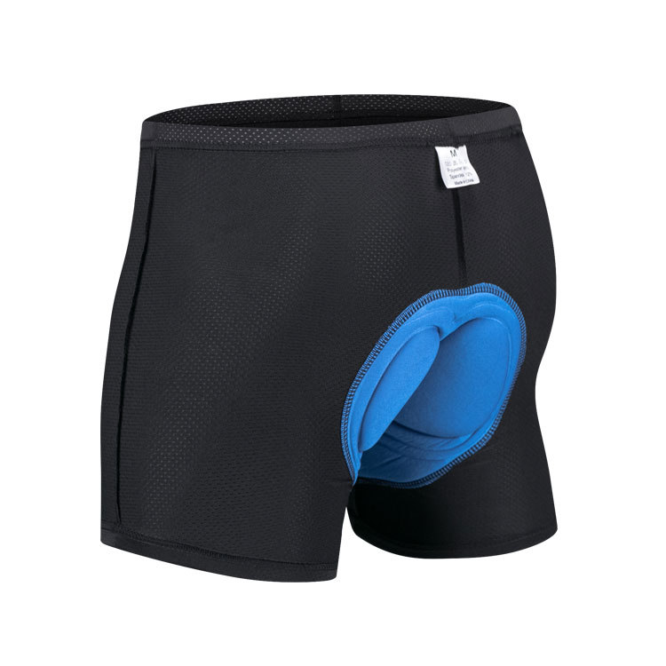 Factory Wholesale Breathable Moisture Wicking Cycling Underwear Sponge Padded Mens Cheap Bike Underwear 3D Padded Bike underw