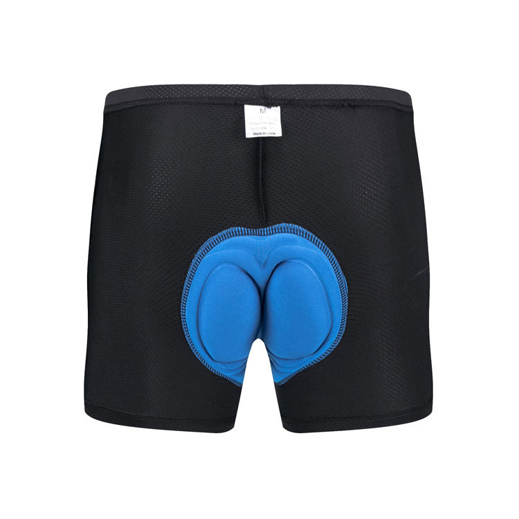 Factory Wholesale Breathable Moisture Wicking Cycling Underwear Sponge Padded Mens Cheap Bike Underwear 3D Padded Bike underw
