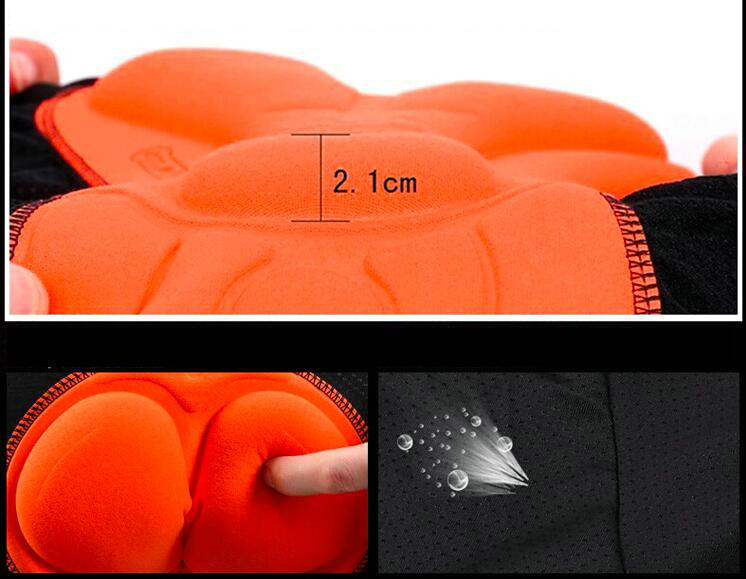 Factory Wholesale Breathable Moisture Wicking Cycling Underwear Sponge Padded Mens Cheap Bike Underwear 3D Padded Bike underw