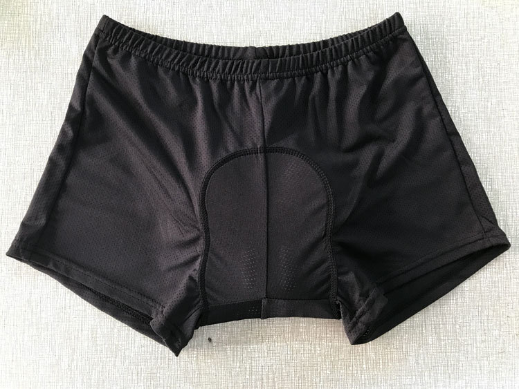 Factory Wholesale Breathable Moisture Wicking Cycling Underwear Sponge Padded Mens Cheap Bike Underwear 3D Padded Bike underw