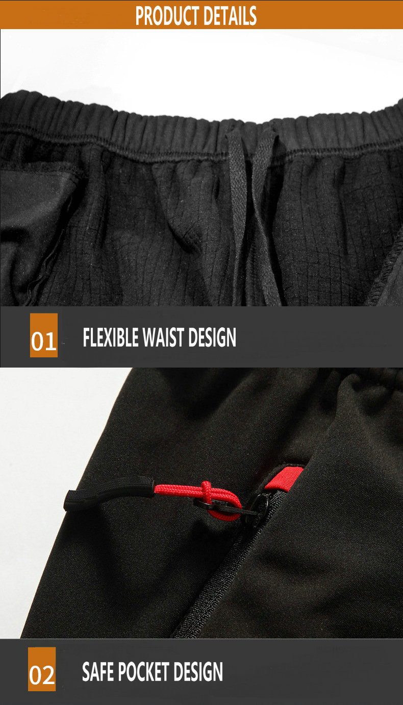 Wholesale Winter Fleece Warm Mens Outdoor Mountain Bike Pants Windproof warm Cycling Pants Waterproof Breathable MTB Bike Pants